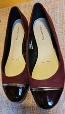 Womens Red Herring Pumps Shoes Size Uk 6 Burgundy 