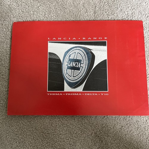 Lancia range 1986 - range, uk