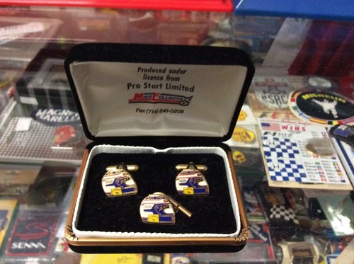 Alain prost helmet cuff links - cuff,