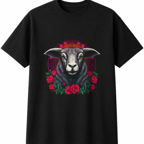 Colourful suffolk sheep - suffolk,