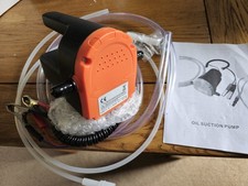 Electric Car Diesel Engine Oil Change Transfer Extractor Suction Pump 12V