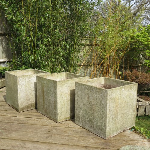 Set cube concrete garden - set, of