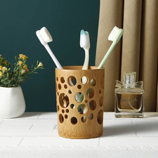 Natural wooden toothbrush - natural,
