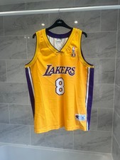 Champion NBA LA Lakers Kobe Bryant #8 Jersey Vest - XL X Large - Yellow