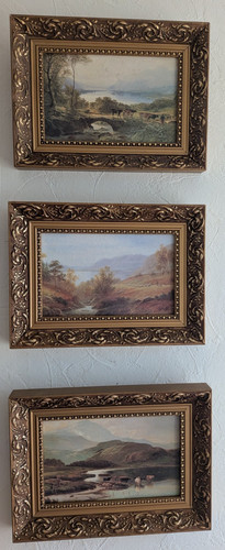 Vintage ornate wooden gilt - wooden,