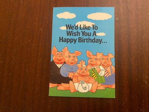 Natwest pigs birthday card - natwest,