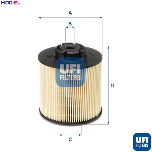 Fuel filter 017 for - 26.017.00,
