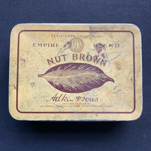 Antique vintage tobacco tin - antique,