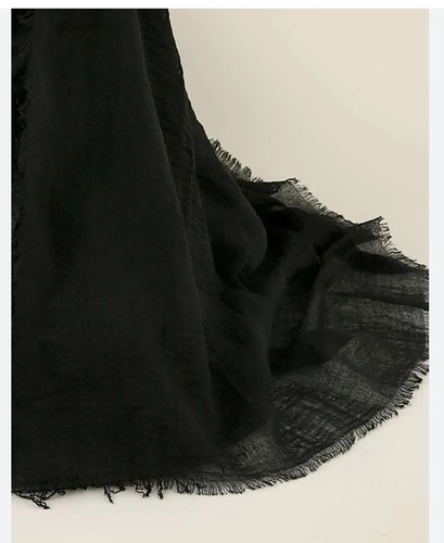 Women black scarf - black, dopatta