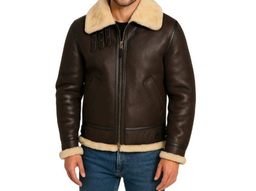 Men brown genuine - men's,