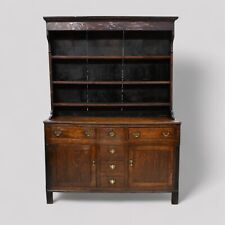 Georgian Oak Country Dresser Sideboard Shelves Drawers Cupboard FREE UK Delivery