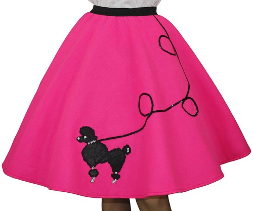 Neon pink felt 50s - neon,