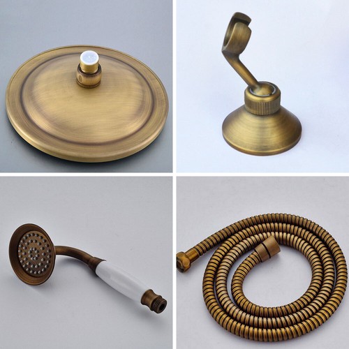 Antique brass shower head - brass,