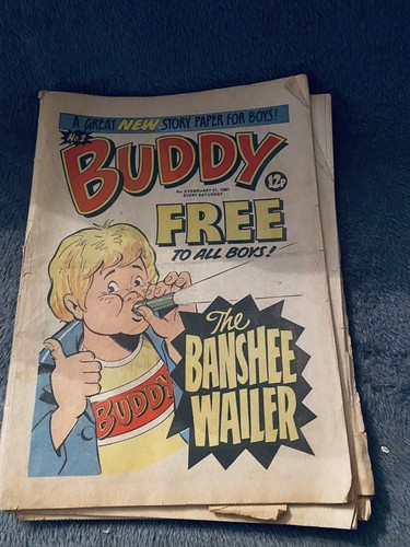 Vintage 1981 buddy comics - buddy,
