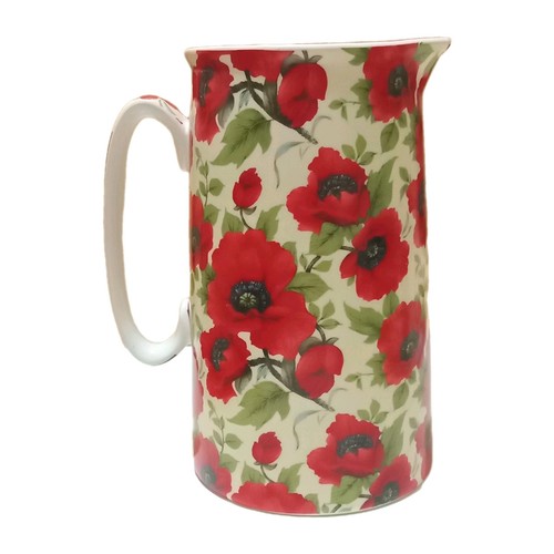 Poppy flower jug - jug,