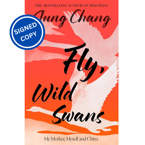 Signed book fly wild swans - signed,