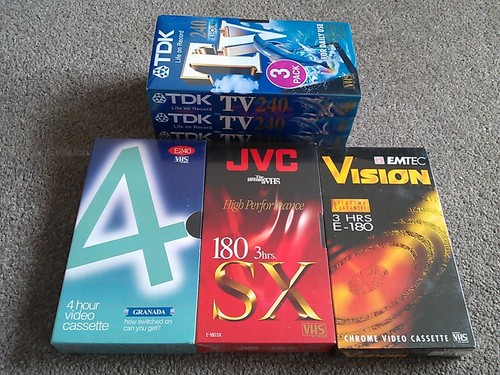 Sealed blank vhs video - 6x,