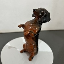 Vintage Beswick Dachshund Dog Figurine Standing Made in England
