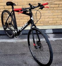 Cube Hyde Pro Urban Hybrid bicycle, Size Large, Black.