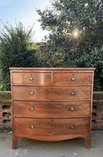 Bow Fronted Victorian Mahogany