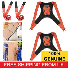 Lifting Shoulder Straps Moving Harnesses Furniture Cargo Movers Aid Heavy Duty