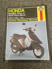 Haynes Manual Honda NE/NB50 Vision & SA50 Vision Met -In 1985-1995 49 cc