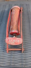 Vintage Red Aerite Foot Pump