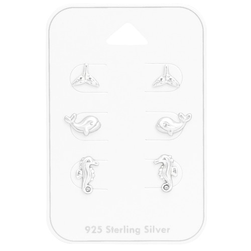 Beach set ear studs 925 - of,