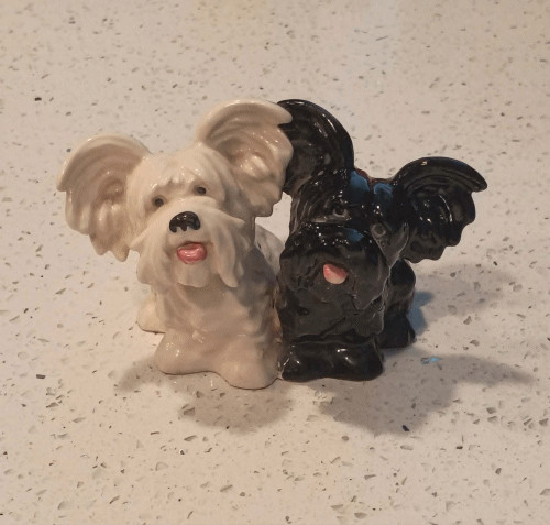 Goebel white black terrier - goebel,