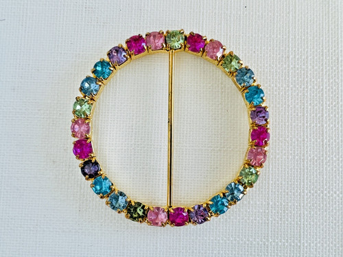 Large vtg rhinestone diamante - vtg,