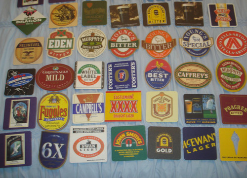 Impressive group beer mat - beer,