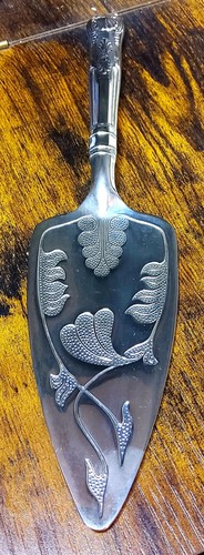 Vintage silver plate mayell - plate,