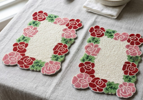 Set placemats rose - placemats,,