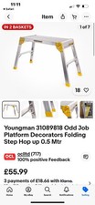 Youngman 31089818 Odd Job Multi-Purpose Trade Work Platform 0.5m Height