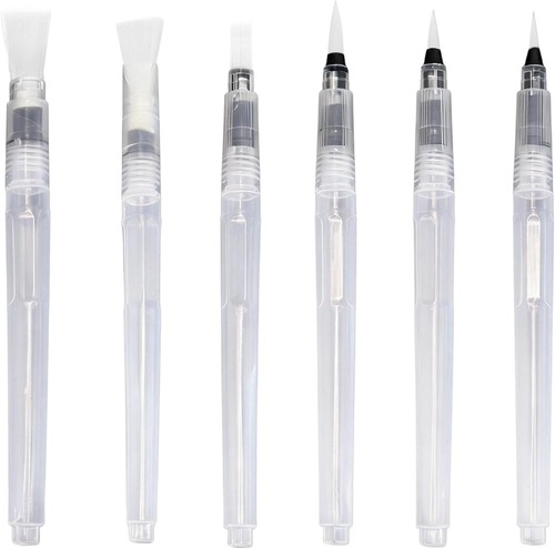 6pcs watercolour brush - watercolour,