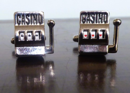 Casino cufflinks one - casino,