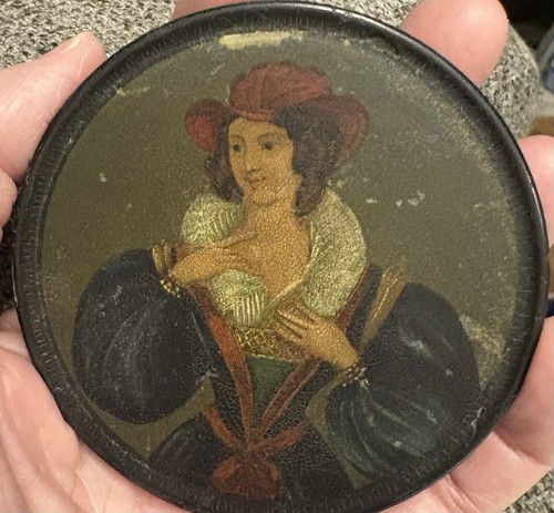 Antique miniature portrait - antique,