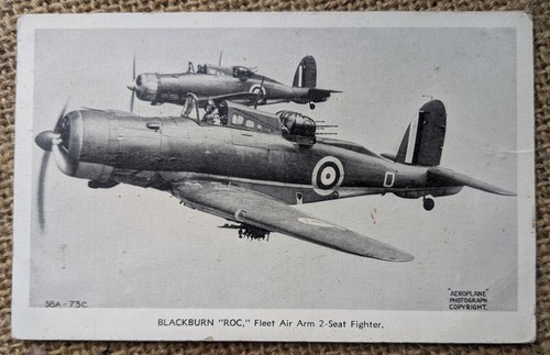 Blackburn roc fleet air - air, arm