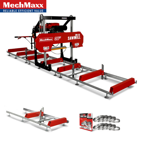Sawmill with blade - with,