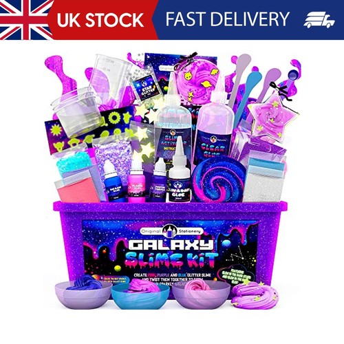 Galaxy slime kit with glow - with, in