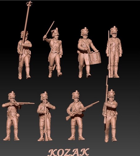 Napoleonic french fusiliers - french,