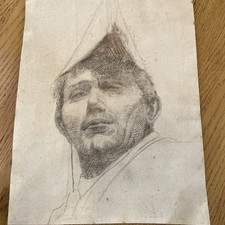 Antique Pencil Drawing - 19th