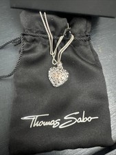 Beautiful Thomas Sabo Long Chain Heart Locket Perfect Christmas Gift. RRP £179