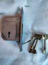 Heavy Duty Mortice Lock. 3 Key's  Chubb - 3 inches.
