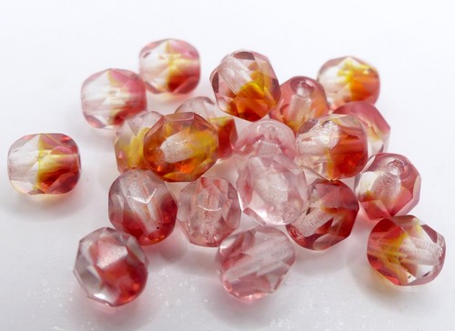 Genuine czech glass fire - czech,