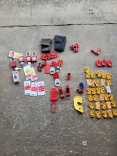 Huge lot of Electrical Lockout Kit Padlocks and DB Lockout