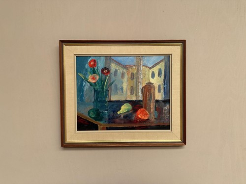 Mid century oil - century,