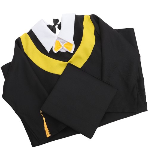 Kids graduation gown with hat - gown,