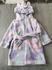 Girls Unicorn Dressing Gown 2-3 Years