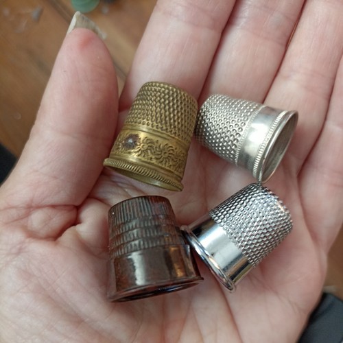 Set vintage thimbles - vintage,